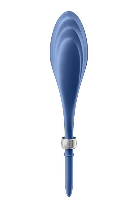 Эрекционное виброкольцо лассо Satisfyer Duelist Blue, 10 режимов, мощный мотор Sex Aura Киев - изображение 5