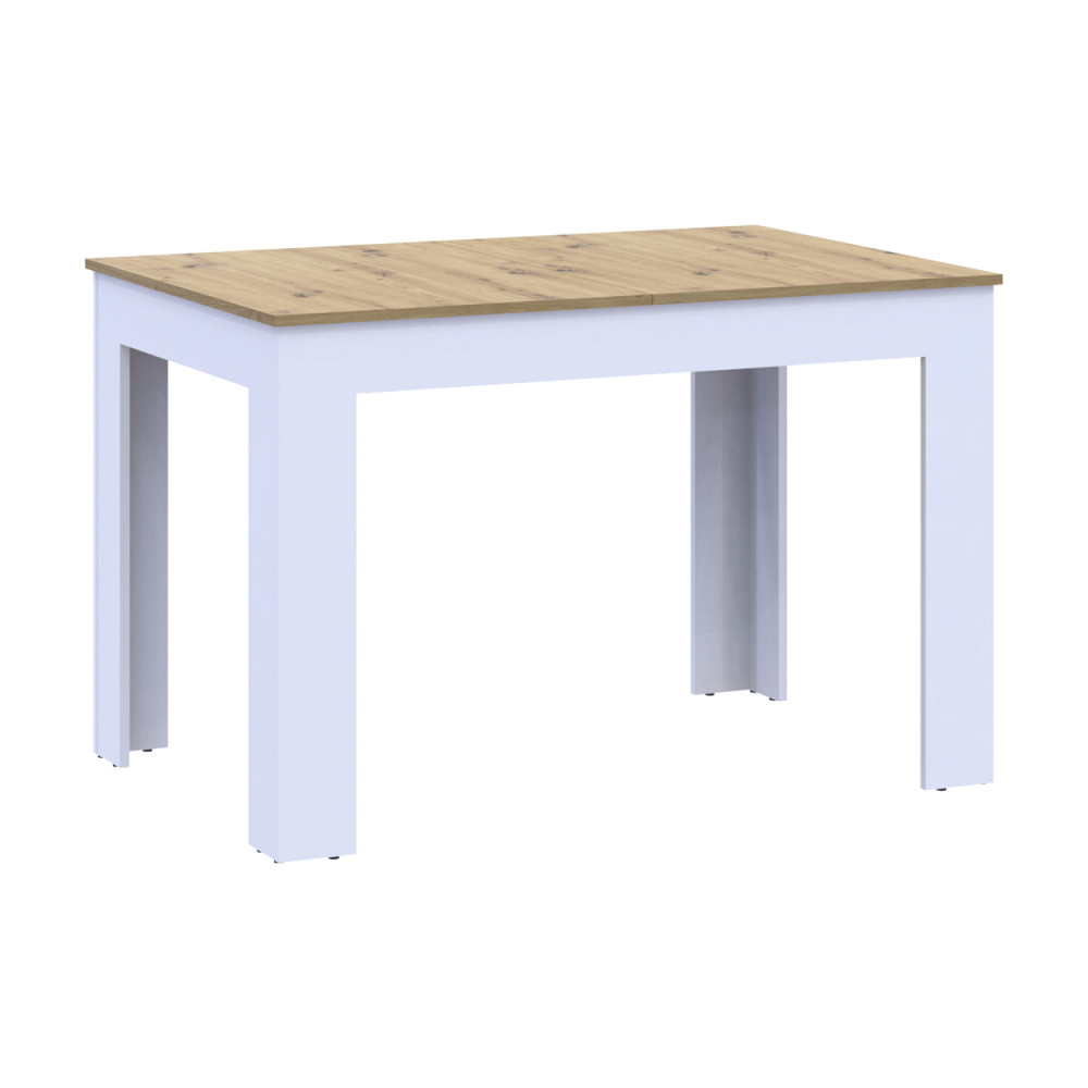 Стіл на кухню Doros Флінт 120(170)х80х78 см Білий/Дуб артизан (DRS-011442) Львів - фото 2