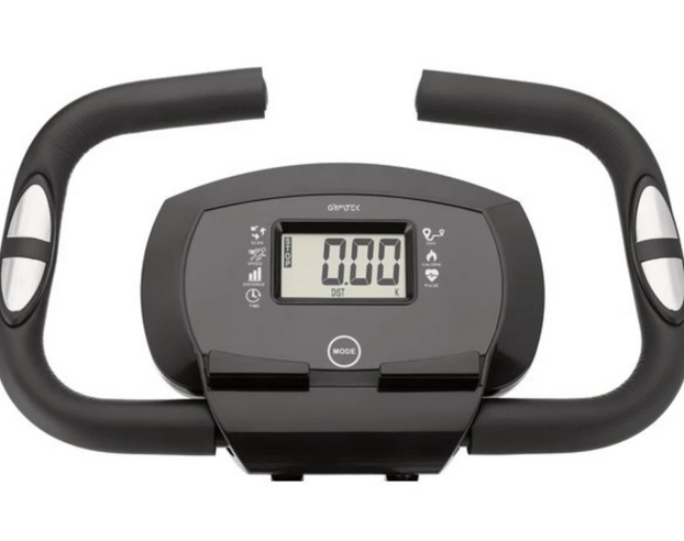 Велотренажер магнитный Gymtek FX600 складной с эспандерами черный с желтым Киев - изображение 10