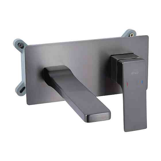 Смеситель для раковины Qtap Gemini скрытого монтажа QTGEM273GMB45695 Gunmetal Black PVD Киев
