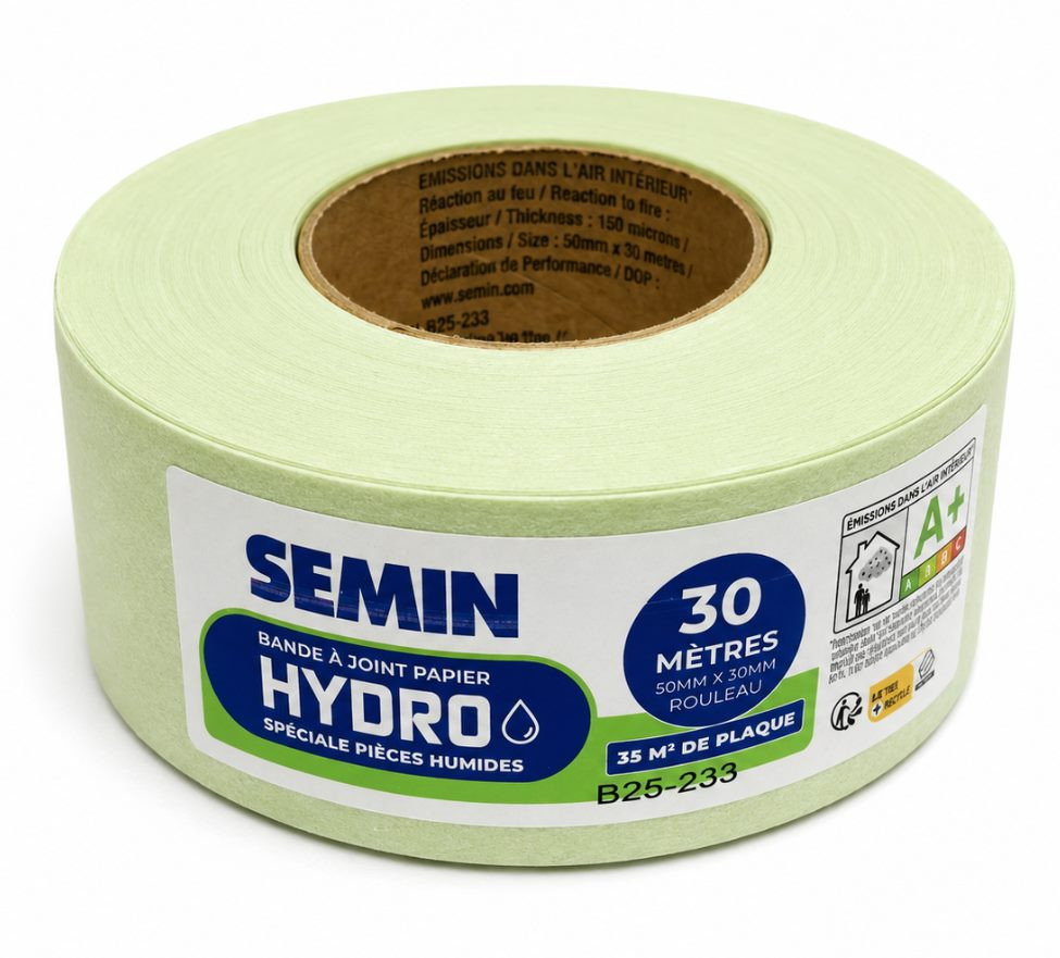 Стрічка гідро для швів SEMIN Bande Joint Papier HYDRO для вологих приміщень 30 м Київ - фото 1