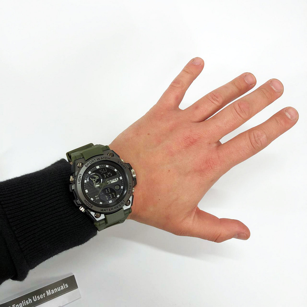 Военные часы для всу SKMEI, Военные часы с секундомером Тактические для ЗСУ YG-89 Львов - изображение 9