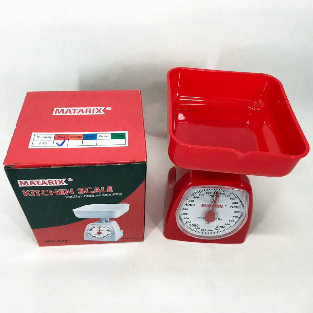 Кухонні ваги для харчових продуктів MATARIX MX-405 5 кг красные, Ваги для кухні XY-674 в грамах Київ - фото 2