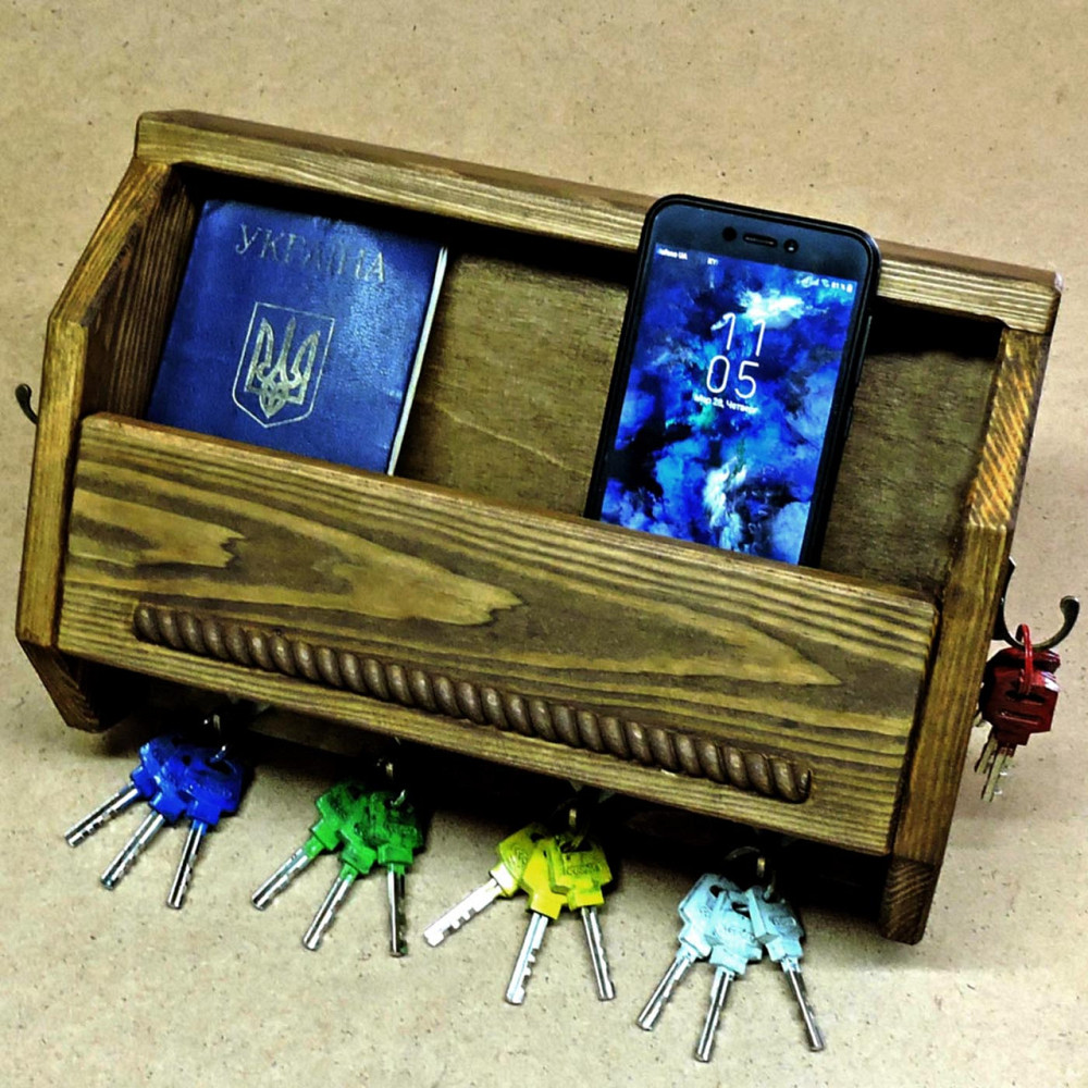 Ключница деревянная 