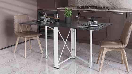 Стіл-книга трансформер Оріон 2 Ferrum-decor 750x1520x730 Білий метал ДСП Сосна Кембра 16 мм (FRD-104592) Дніпро