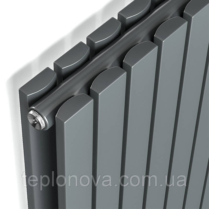 Дизайнерський радіатор 1800/354 (мм) антрацит IDEALE JOLANDA (універсальне підключення) 12 6/1800/354 Чернівці - фото 2