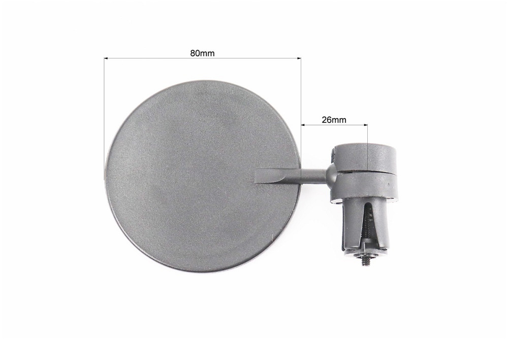 Дзеркало кругле, чорне CR-M02 Київ - фото 3