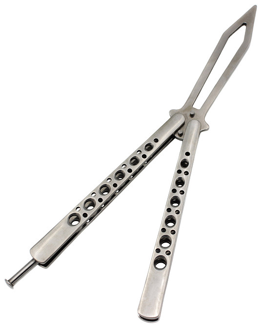 Нож бабочка Тренировочная Metalic AK3 Днепр - изображение 3