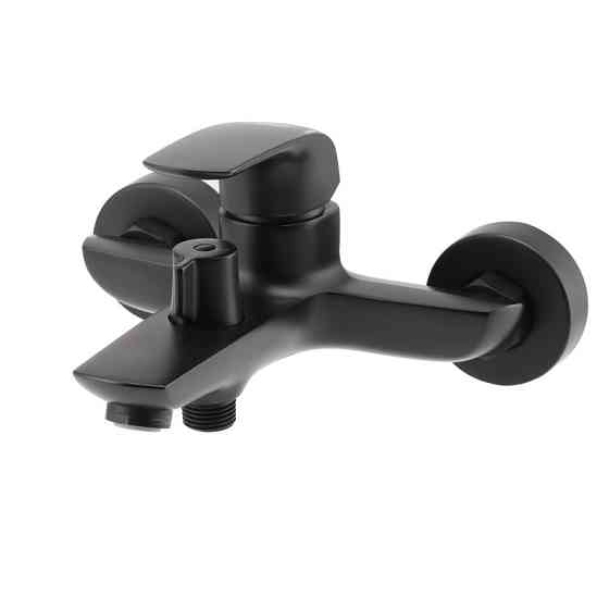 Змішувач для ванни з коротким виливом Koer KB-40008-05 (Колір чорний) (KR3473) Київ