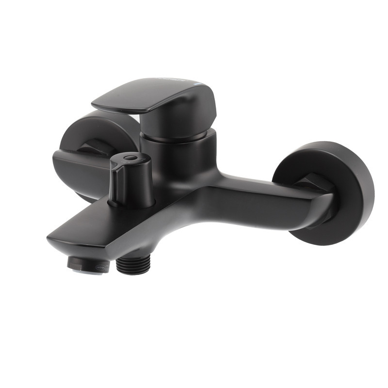 Змішувач для ванни з коротким виливом Koer KB-40008-05 (Колір чорний) (KR3473) Київ - фото 4