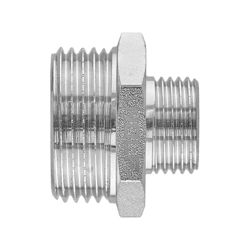 Ніпель редукційний нікельований NOLF NFC.N0610-N-1"x1/2" (NF3084) Київ - фото 2