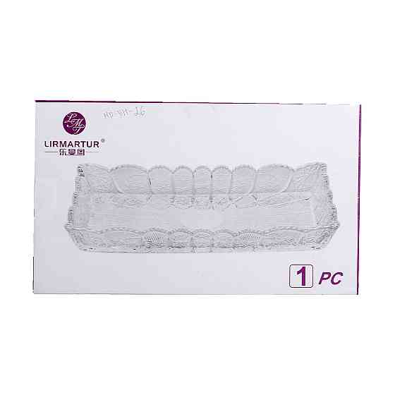 Yiwu Блюдо для закусок Lirmartur скляне 28,6*16,5*3 см HP-YH-26 Киев