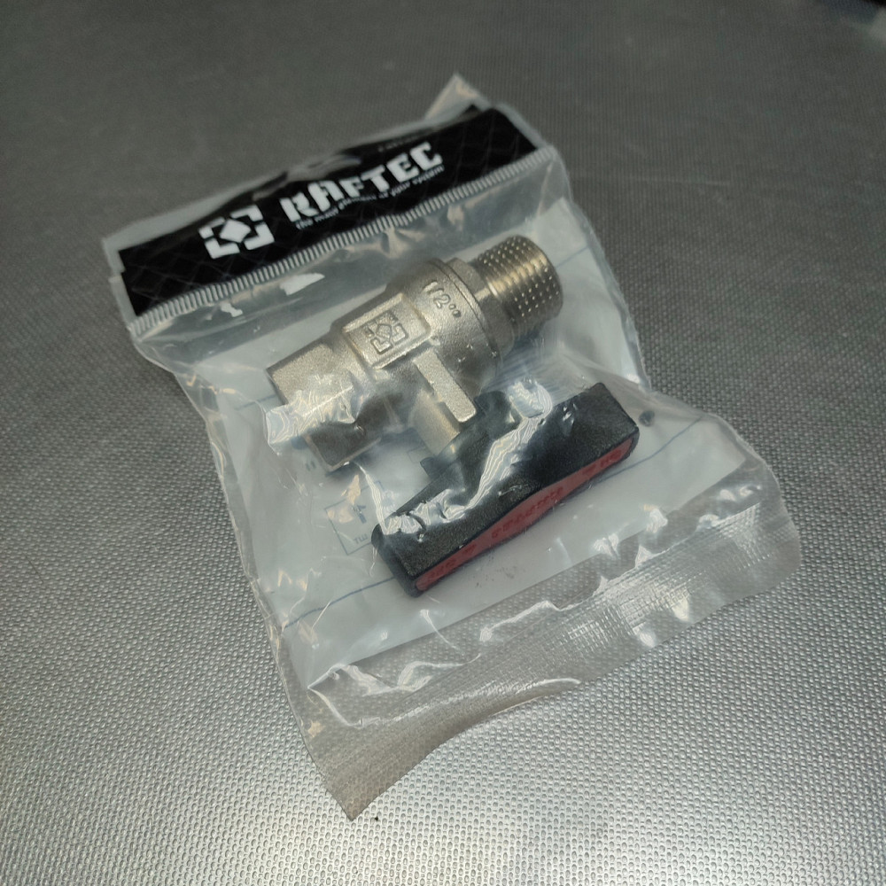 Кран шаровый 1/2'' наруж/внутр RAFTEC GOLD Харьков - изображение 3