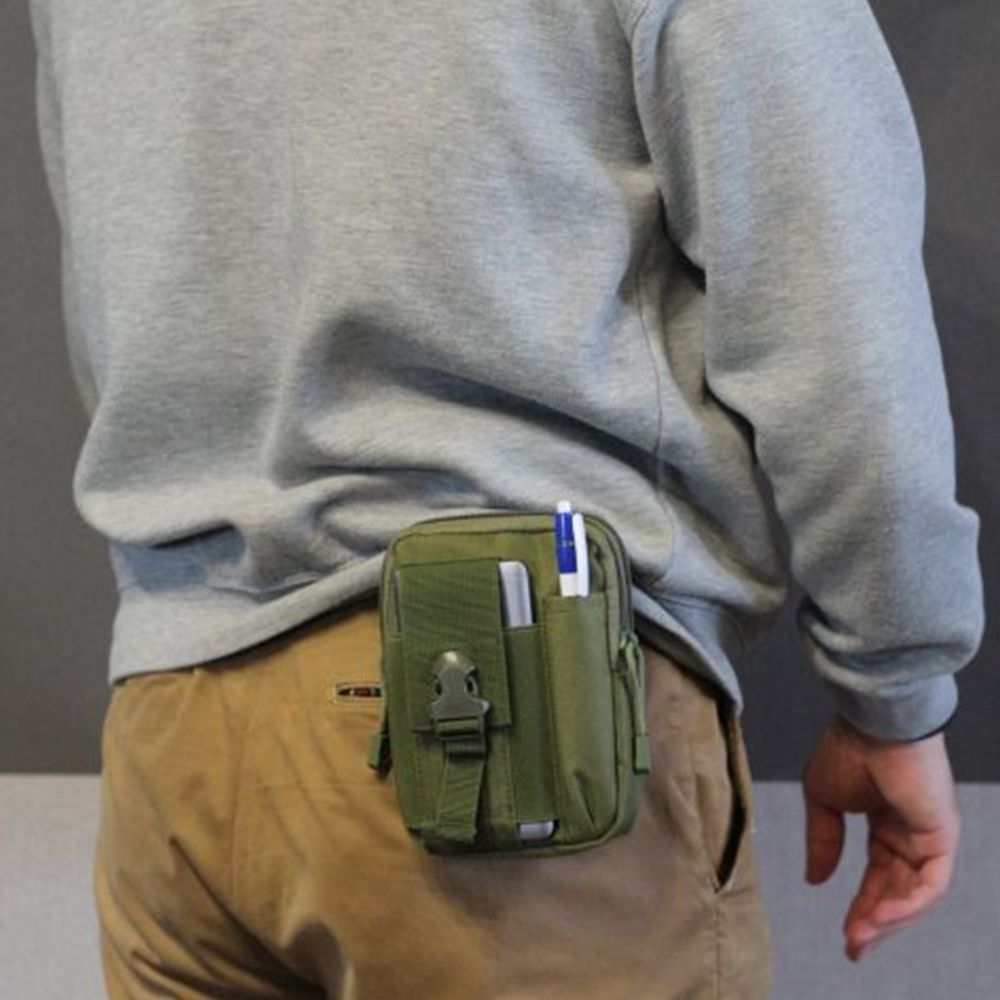 Тактическая сумка на пояс 18х13х3 см,A50,Оливковый/Поясной подсумок(аптечка) c креплением Molly SBR Киев - изображение 3