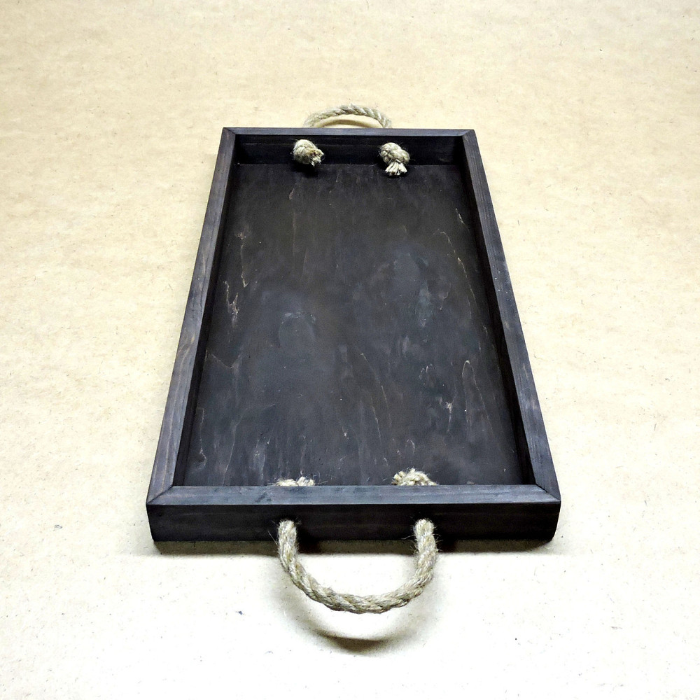 Піднос дерев'яний "Шарлеруа 50х27" венге Миколаїв - фото 8