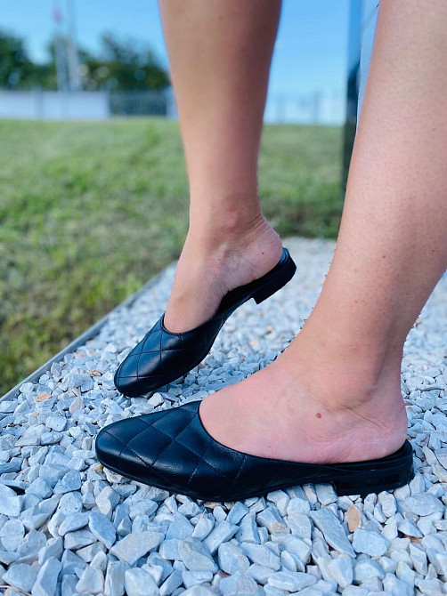 SANTINI Шльопанці жіночі SANTINI 826585-1 чорні (літо, шкіра натуральна) (4074) Коломыя - изображение 7