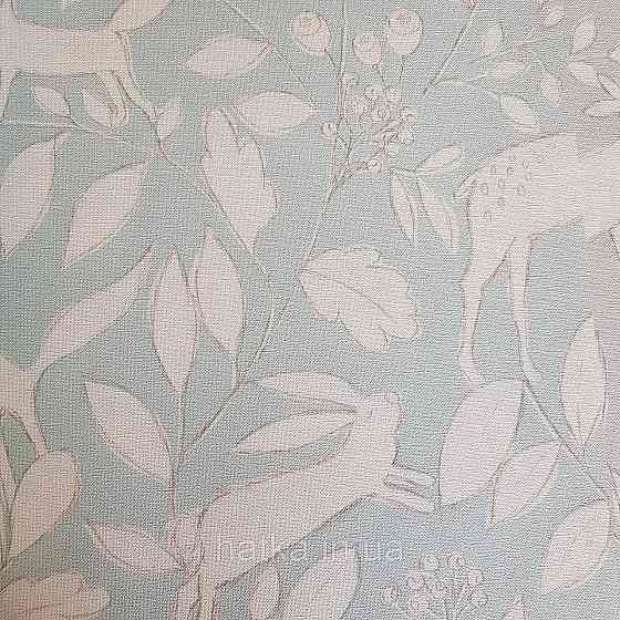 Флізелінові шпалери дитячі BN Doodleedo 0,53 х 10 м тварини олені зайці квіти листя білі на блакитному Київ