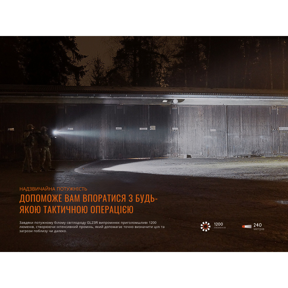 Ліхтар до пістолета Fenix GL23R з лазерним прицілом Рівне - фото 9