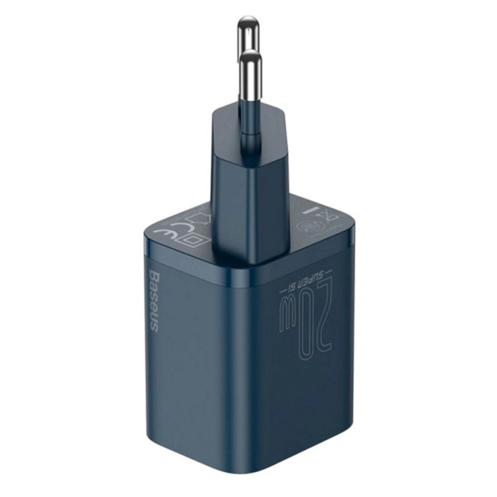 Мережевий зарядний пристрій Baseus Super Si Quick Charger 1C 20W EU Blue Киев - изображение 3