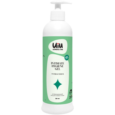 Гель для інтимної гігієни UIU Антибактеріальний 300 мл (4820152332899) Вінниця - фото 1