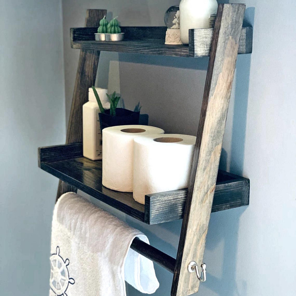 Полиця для ванної "Ломен" мокко Миколаїв - фото 1