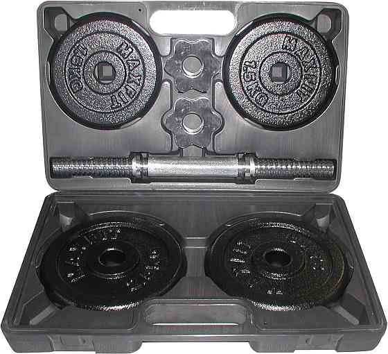 Гантель сборная Toorx 10 кг с кейсом (VAL-10DGN) Киев