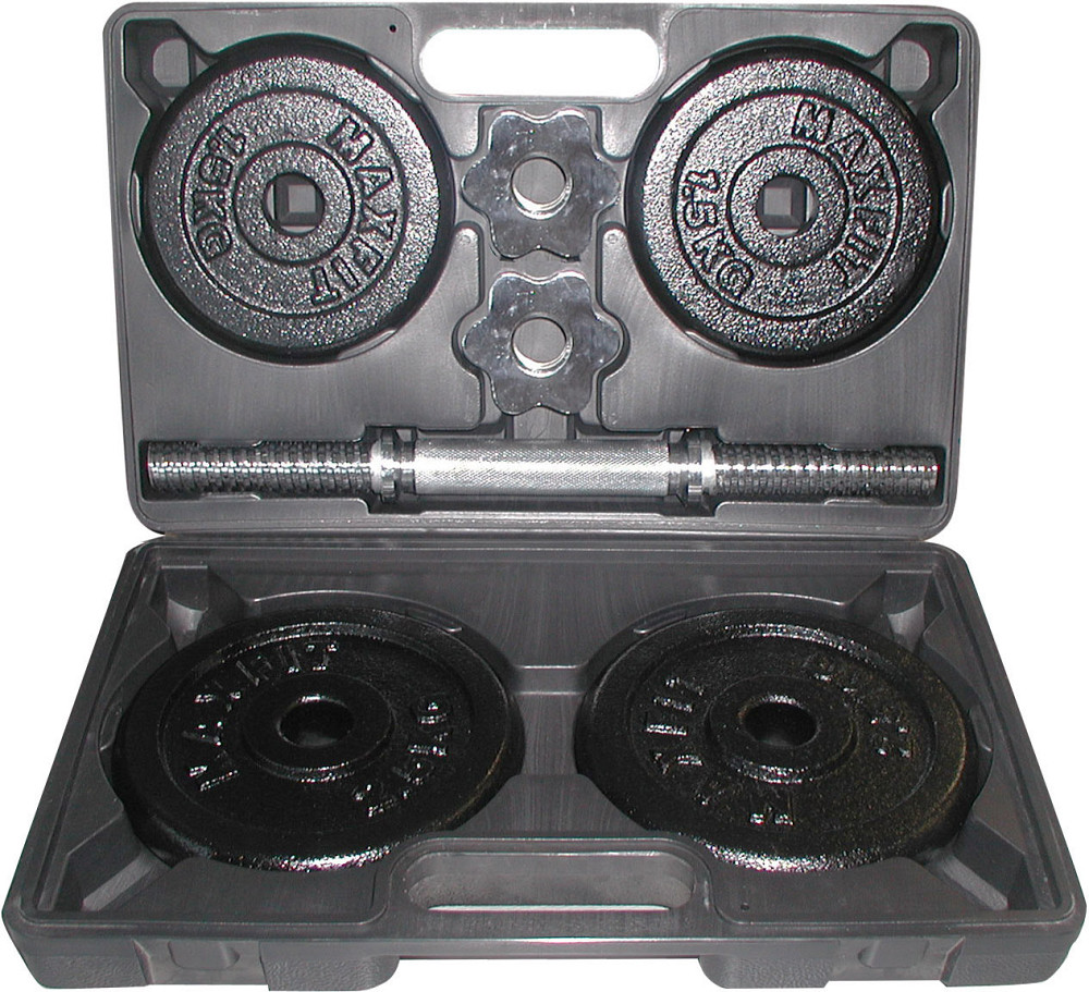 Гантель сборная Toorx 10 кг с кейсом (VAL-10DGN) Киев - изображение 1