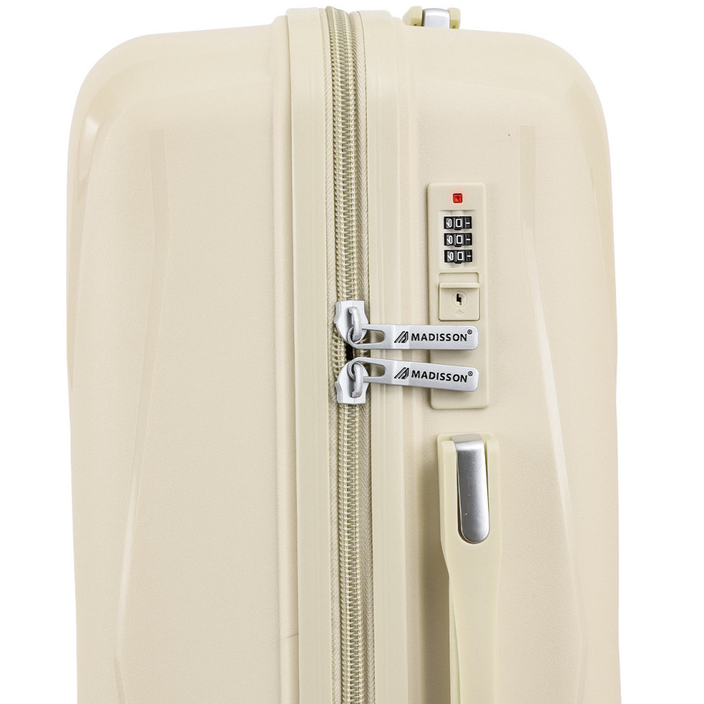 Валіза поліпропіленова MADISSON 51103 середня 67 см шампань Київ - фото 17