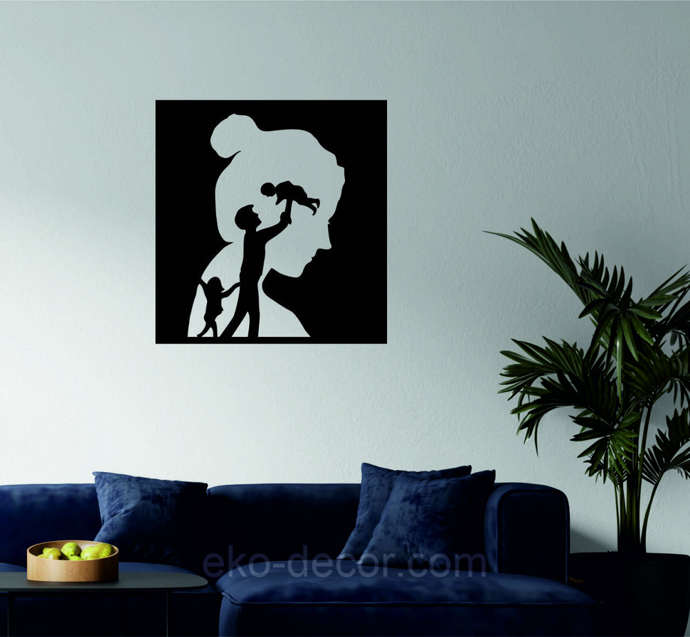 Декоративне настінне Панно «Родина», Декор на стіну Київ - фото 2