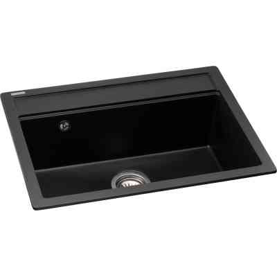 Мийка кухонна GRANADO ARTES black shine з сифоном (gr3601) Вінниця