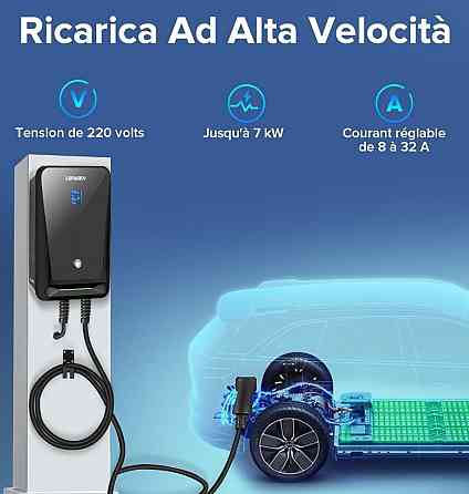 Зарядка до електромобіля з Wi-fi type 2, 32 ампера. Харків