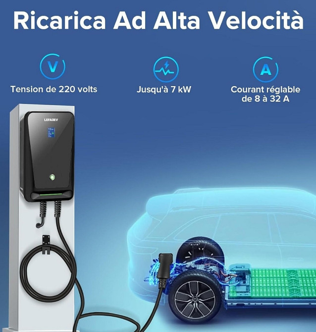 Зарядка к электромобилю с Wi-fi type 2, 32 ампера. Харьков - изображение 5