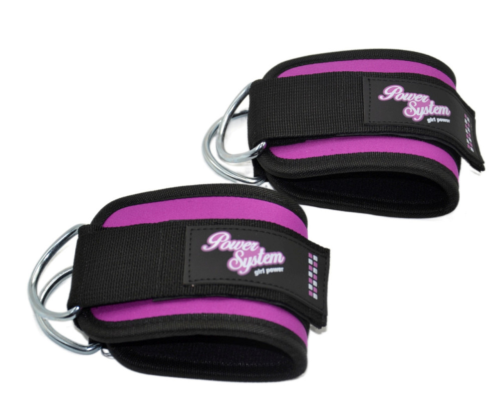 Манжети на щиколотку Power System PS-3450 Ankle Strap Gym Babe Purple Кам'янське - фото 2