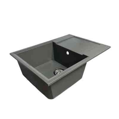 Мойка кухонная Adamant Horizon Medium сірий + змішувач (4824296104404) Винница