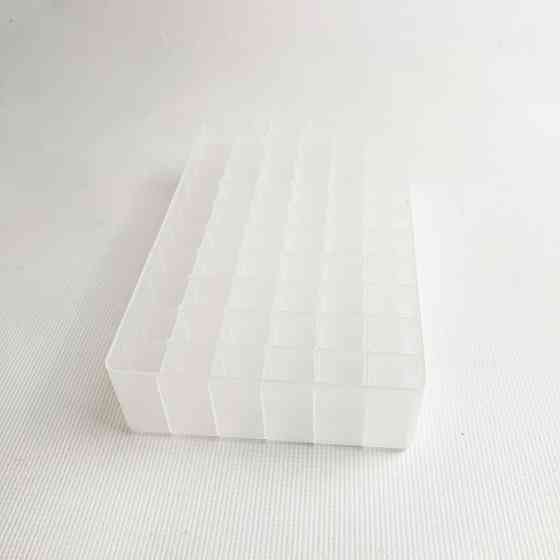 Підставка для маркерів органайзер для канцелярського приладдя 60 осередків Прозора Кам'янець-Подільський