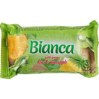 Твердое мыло Bianca С ароматом киви и ананаса 140 г (4823107602443) Винница