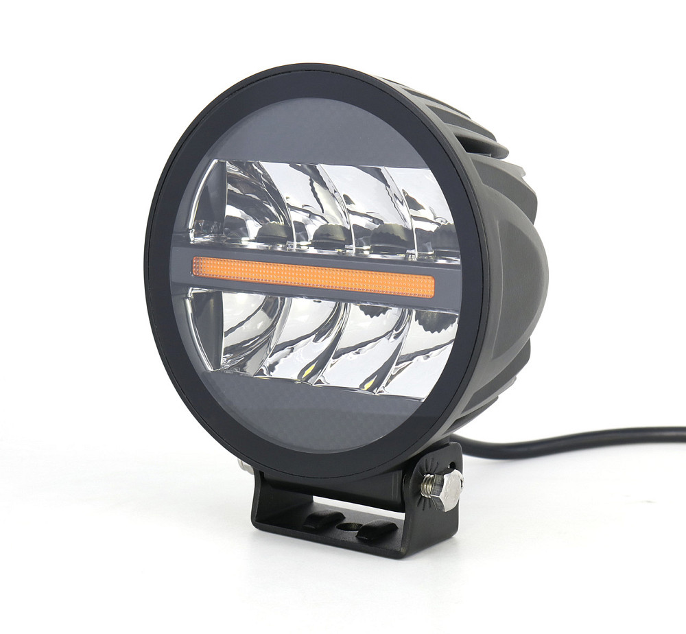 Світлодіодна фара StarLight SL-D0440S кругла, дальнє точкове світло WHITE + DRL 37W 4000Lm 5700K 12/24V (∅138мм) Харків - фото 2