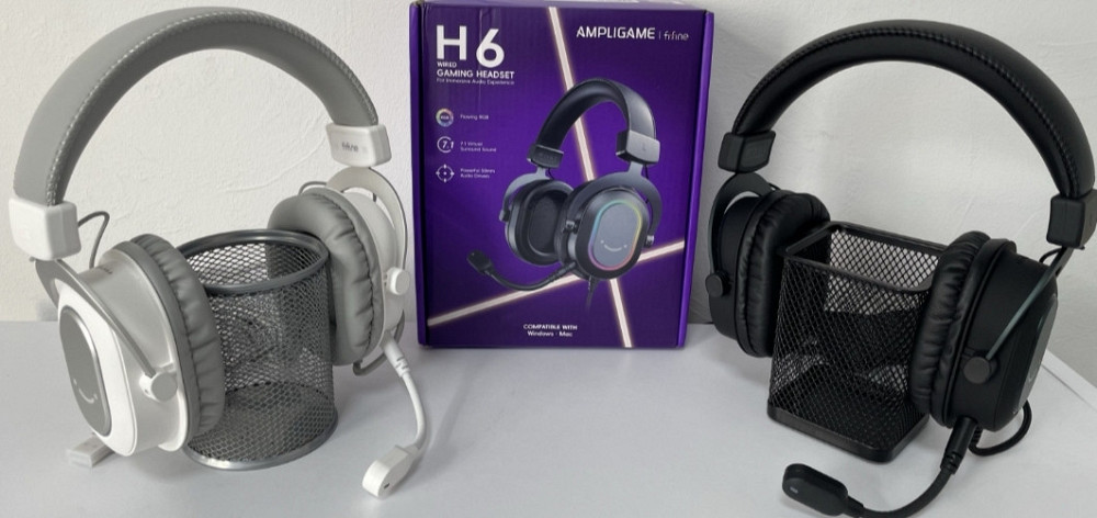 Навушники ігрові 
Fifine H6 з RGB. Київ - фото 8