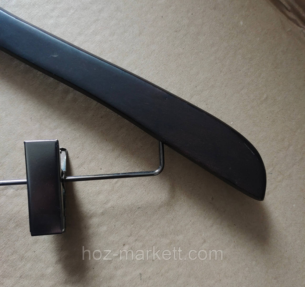 Дерев'яні плічка MEXX вішалки тремпеля з прищіпками темні чоловічі 45 см Італія Харків - фото 5