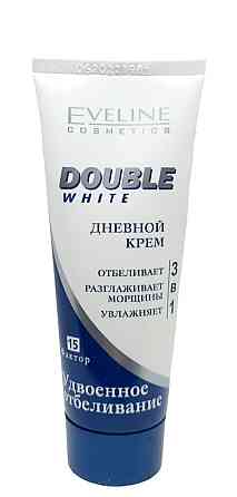 Крем для обличчя денний 3в1 Відбілюючий 75 мл. Eveline Double White Евелін Запоріжжя
