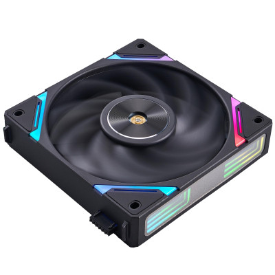 Кулер для корпуса 1stPlayer XF7 Black (XF7-BK-1IN1) Винница - изображение 4