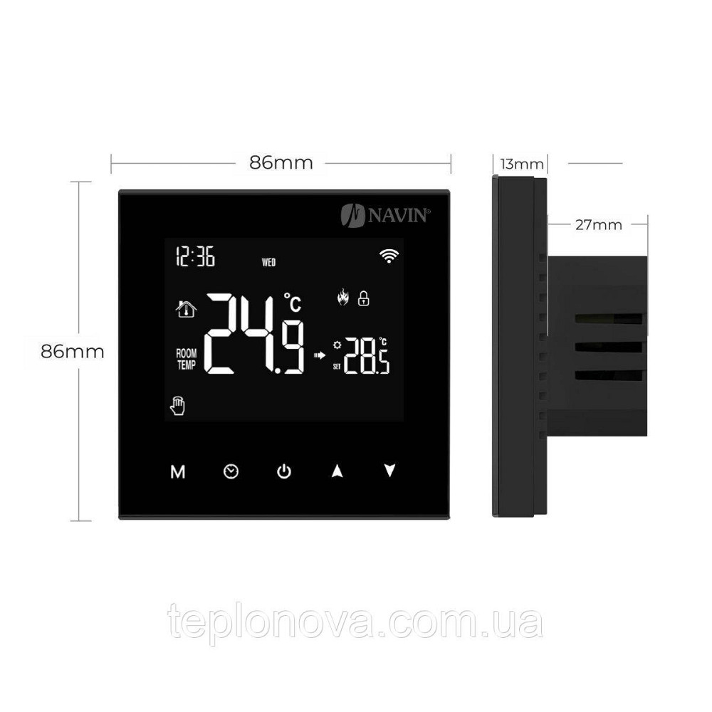 Терморегулятор для газового котла NAVIN WT100 B-3А з Wi-Fi Чернівці - фото 7