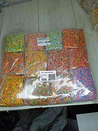 Посипання великоднє пасхальне кульки 100 г – цукровий декор для пасок, кексів і святкової випічки Харків