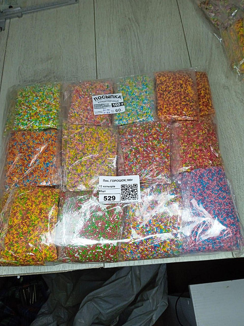 Посипання великоднє пасхальне кульки 100 г – цукровий декор для пасок, кексів і святкової випічки Харків - фото 3