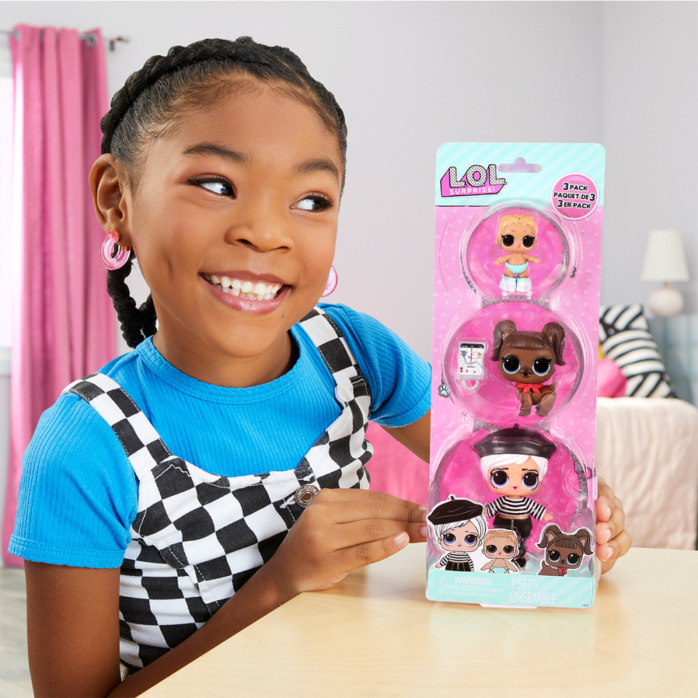 Набір ігрових фігурок L.O.L. Surprise! серії OPP Tot + Pet + Lil Sis - Бітнік Бейбі, Дарлінг Доггі Днепр - изображение 4