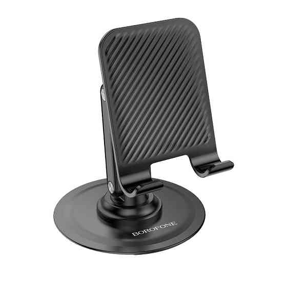 Тримач для телефона BOROFONE BH128 Admirado dual-axis rotating desktop stand Black Одеса
