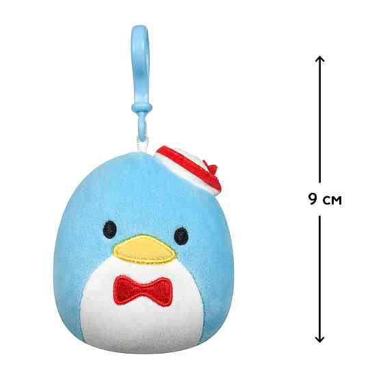 М'яка іграшка на кліпсі Squishmallows - Такседо Сем (9 cm) Дніпро