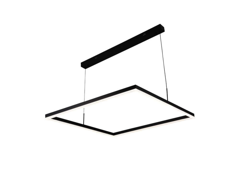 Стельова світлодіодна люстра VALESO з пультом димування,додаток для телефону QQD3063 (Чорний) Коломия - фото 6