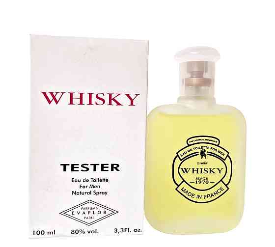 Туалетная вода мужская Тестер Whisky Evaflor 100 мл Виски Запорожье