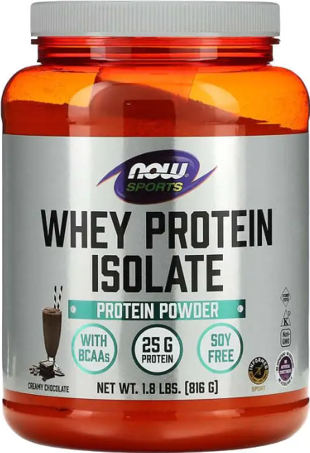 Изолят сывороточного протеина для спортсменов Now Foods Sports Whey Protein Isolate 816 г сливочный шоколад Киев - изображение 1